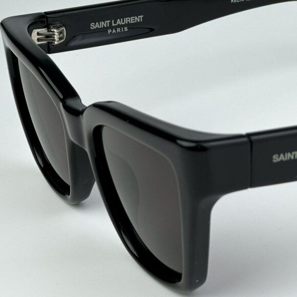 NEW Saint Laurent SL641 001 Black Cat Eye Unisex Sunglasses
